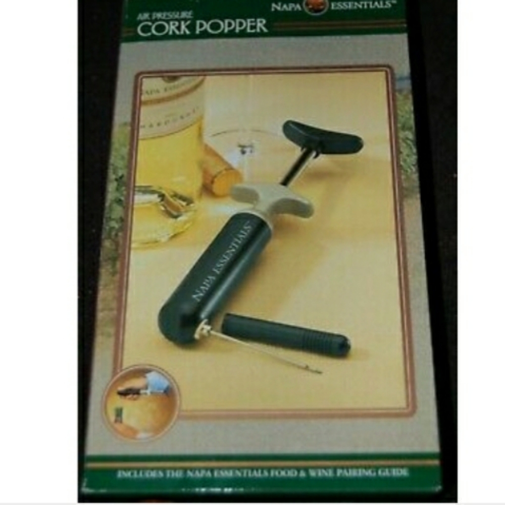 New essentials air pressure cork popper